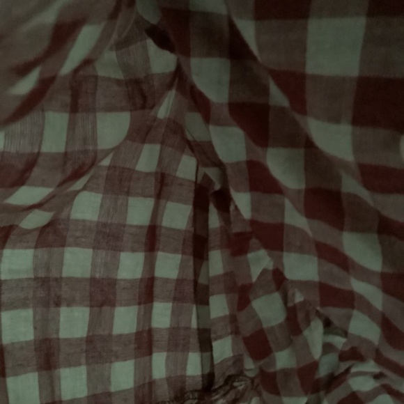 Capulet “Nadine” Red/White Gingham Ruffle Wrap Dress Size M NEW WITHOUT TAGS - Picture 7 of 11